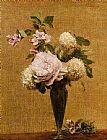 Vase of Peonies and Snowballs by Henri Fantin-Latour